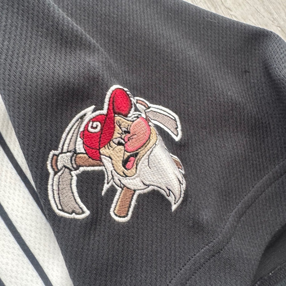 Disney Grumpy Miners Pinstripe Baseball Jersey - White, Black, Red - Picture 6 of 9